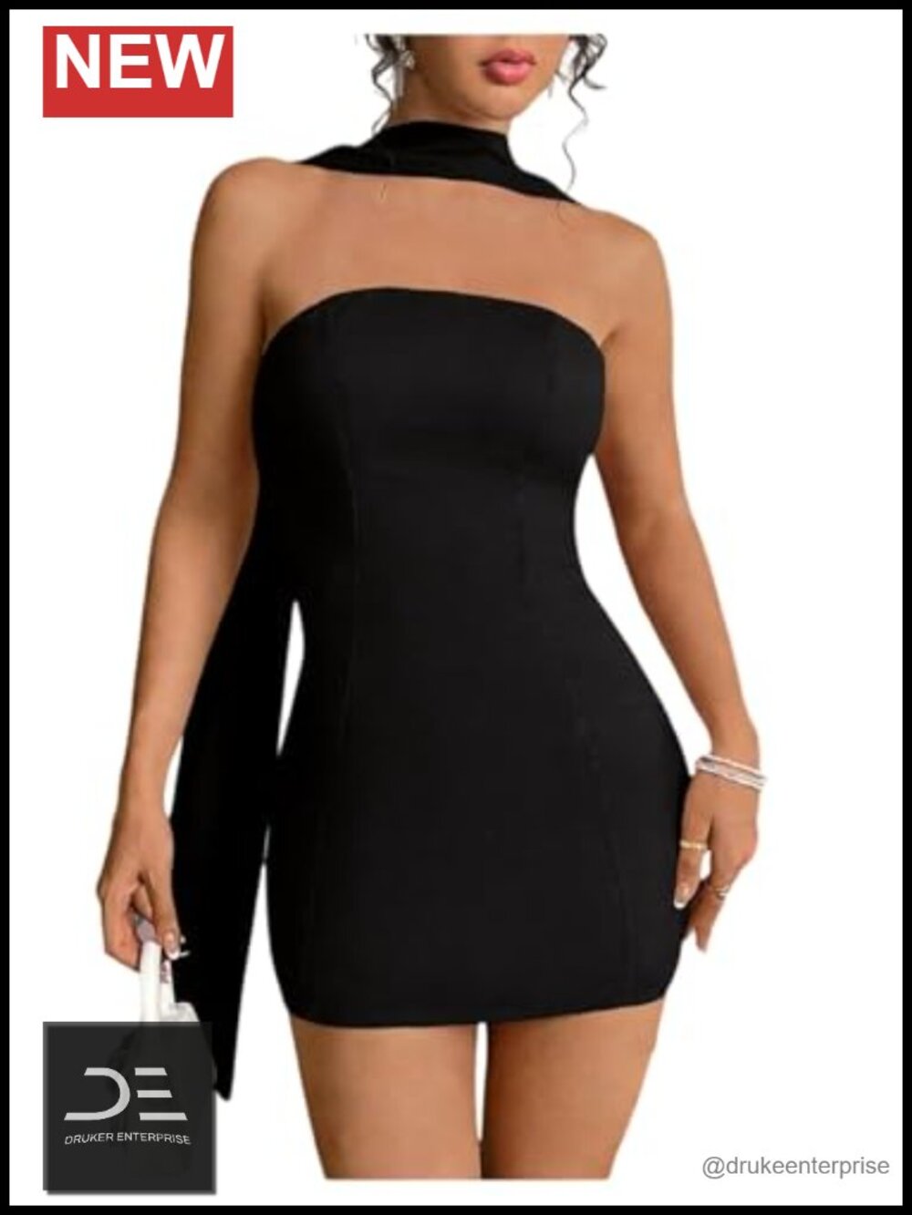 Strapless Bodycon Mini Tube Dress Sleeveless Party Club Night Out